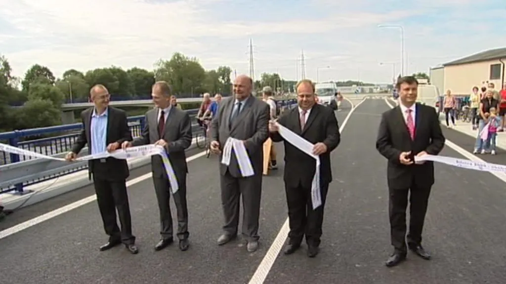 Otevření obchvatu Opavy