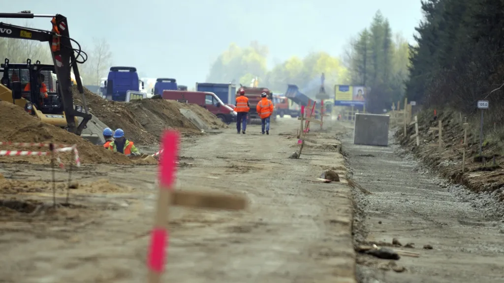 Oprava na dálnici D1
