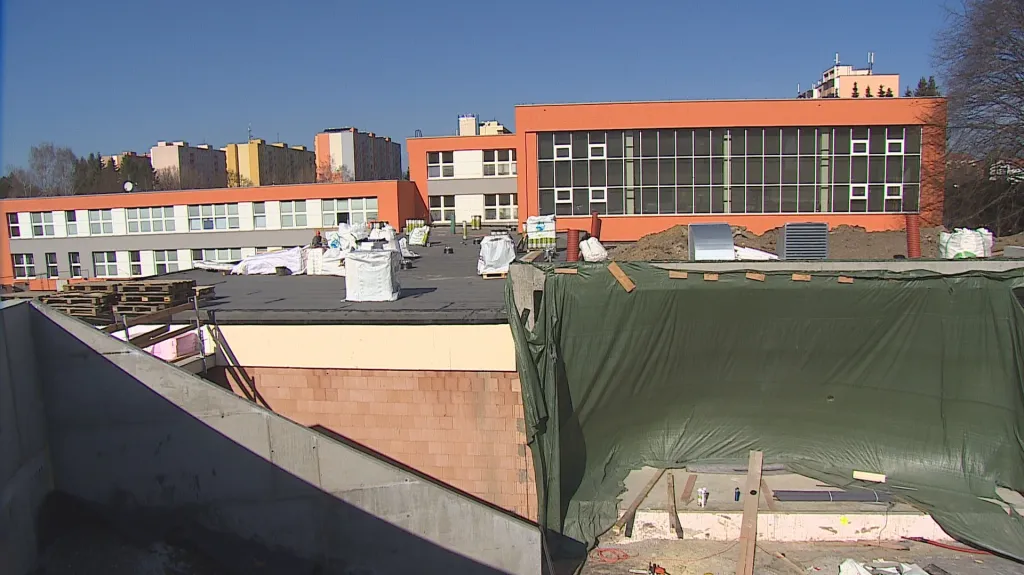 Staveniště Centra polytechnické výchovy v Boskovicích