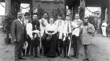 Účastníci brněnského sletu v roce 1914