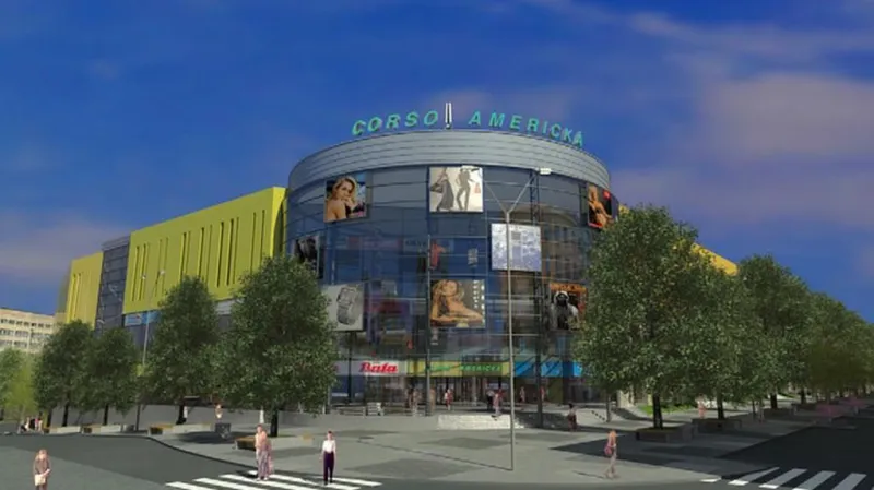 Vizualizace obchodního centra Corso