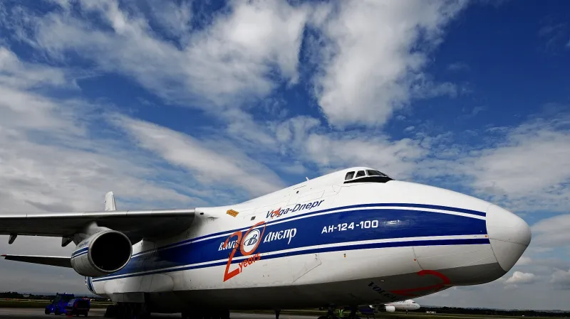 Antonov An-124-100 Ruslan v Ostravě