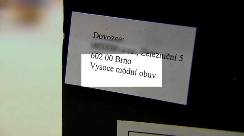 Nálepka "Vysoce módní obuv"