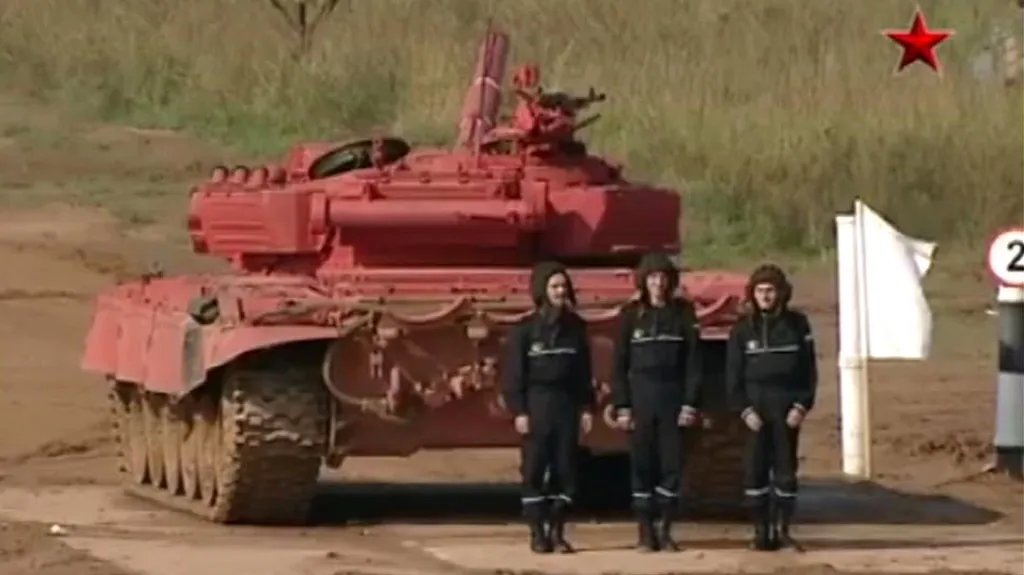 Tankový biatlon v Rusku