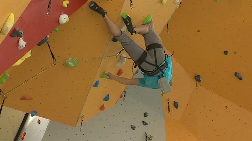 Nově otevřené lezecké centrum ve Zlíně