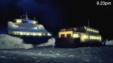 Animace srážky lodí