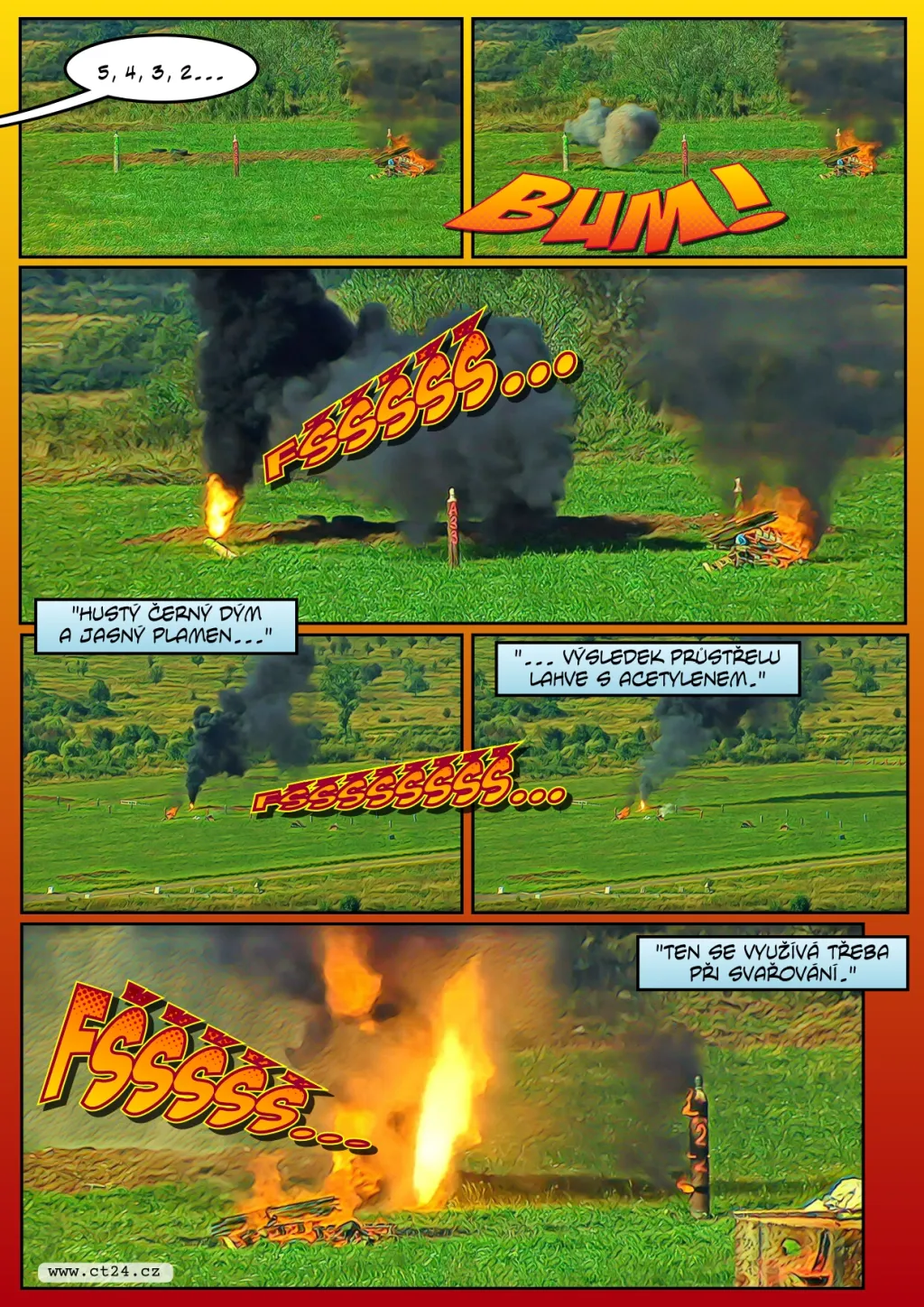 Jak snížit riziko exploze tlakové lahve?