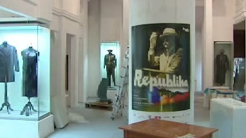 Příprava instalace výstavy v Národním muzeu