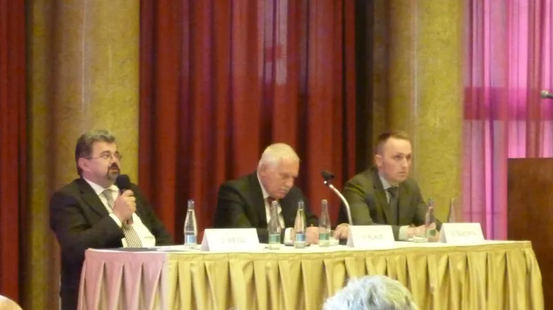Jiří Weigl, Václav Klaus a Ondřej Šlechta