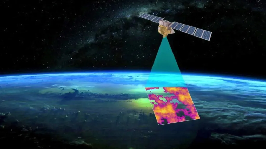 Vizualizace družice MethaneSAT
