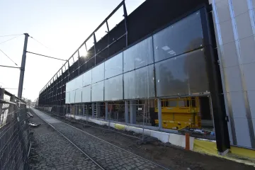 V brněnských Pisárkách budou pečovat o tramvaje. Dopravní podnik dokončuje novou halu