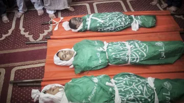 Oběti izraelské ofenzívy v Pásmu Gazy