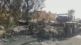 Následky bojů v Mosulu