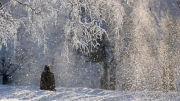 Zima v běloruském Minsku