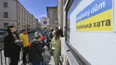 Ukrajinští uprchlíci v Jihlavě