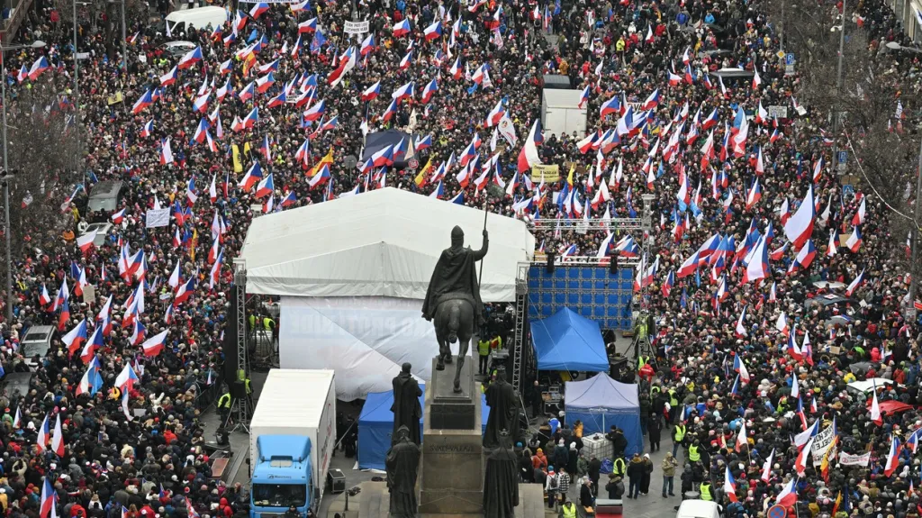 Demonstrace Česko proti bídě, 11. března 2023