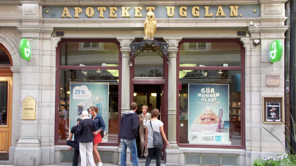 Síť švédských lékáren Apoteket