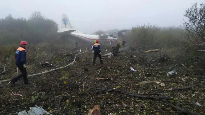Havárie Antonova An-12 na Ukrajině