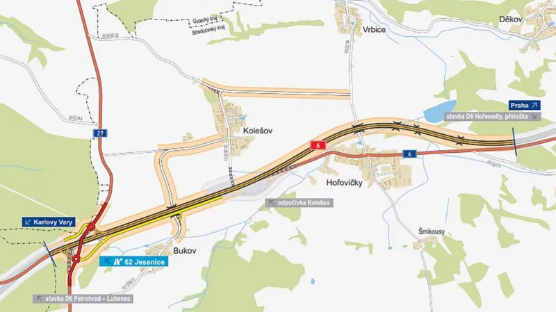 D6, Hořovičky obchvat