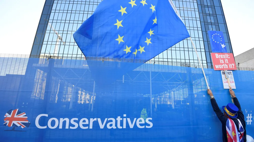 Odpůrce brexitu na loňské konferenci konzervativců
