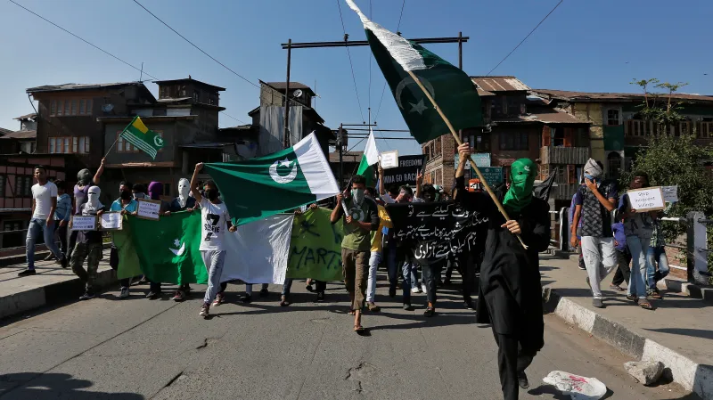 Demonstrace na podporu Pákistánu