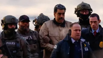 Zajatý venezuelský diktátor Nicolás Maduro v New Yorku, USA, 5. ledna 2026