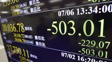 Index tokijské burzy Nikkei reaguje na výsledek řeckého referenda