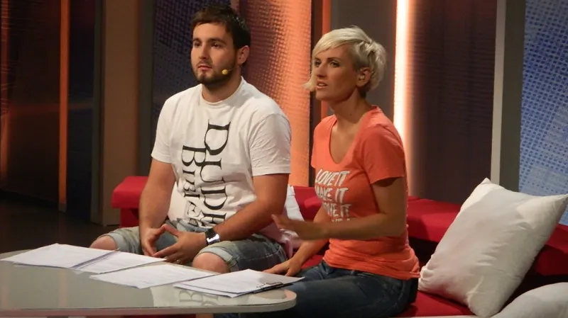 Ondřej Blaho a Lenny Trčková