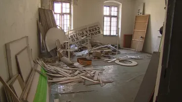 Interiér jízdáren v Louckém klášteře