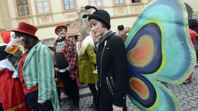 Masopustní průvod v Praze