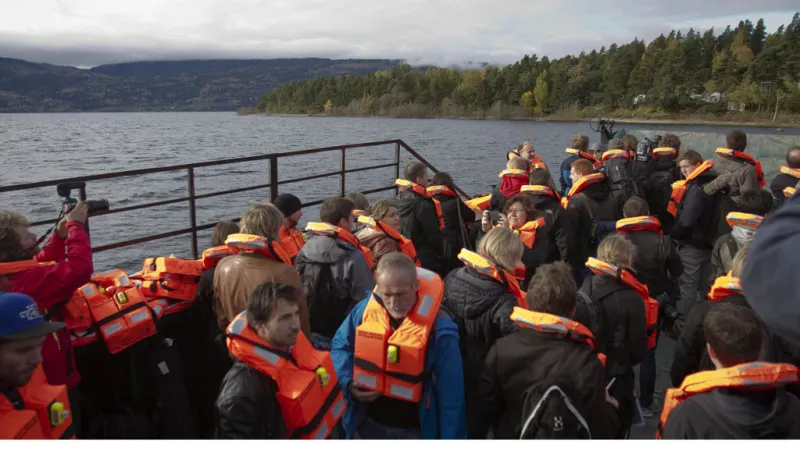 Novináři míří na ostrov Utöya