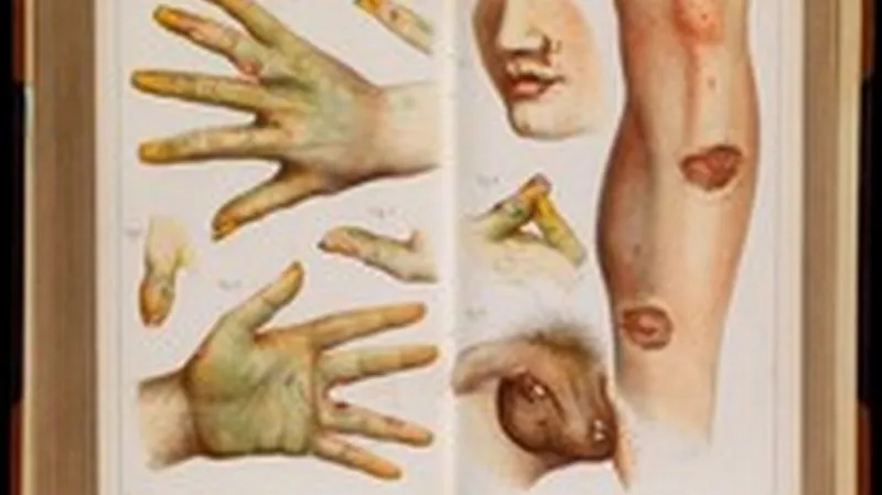 Následky otravy arsenem, 1859