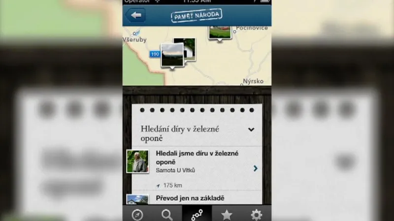 Aplikace Paměti národa