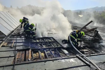 Soud uložil muži za požár bazénu v Českém Krumlově podmínku