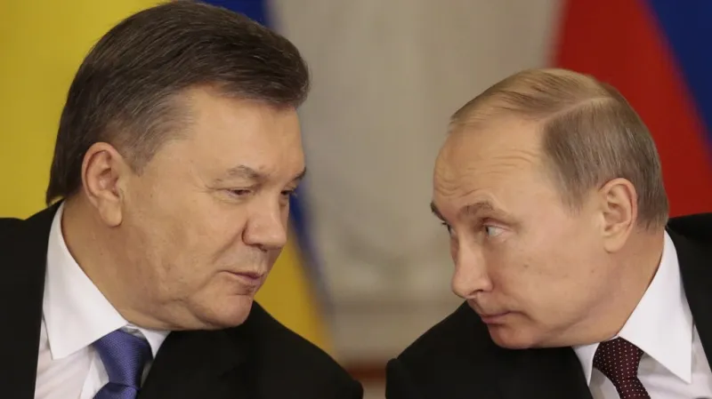 Viktor Janukovyč a Vladimir Putin