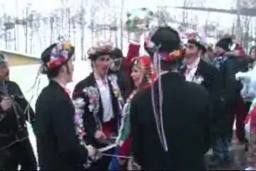 Fašank v obci Komňa na Uherskohradišťsku