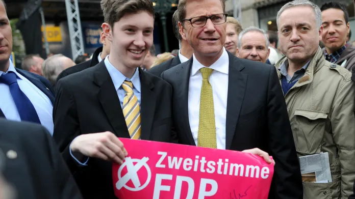 FDP v kampani žádala voliče o druhý hlas