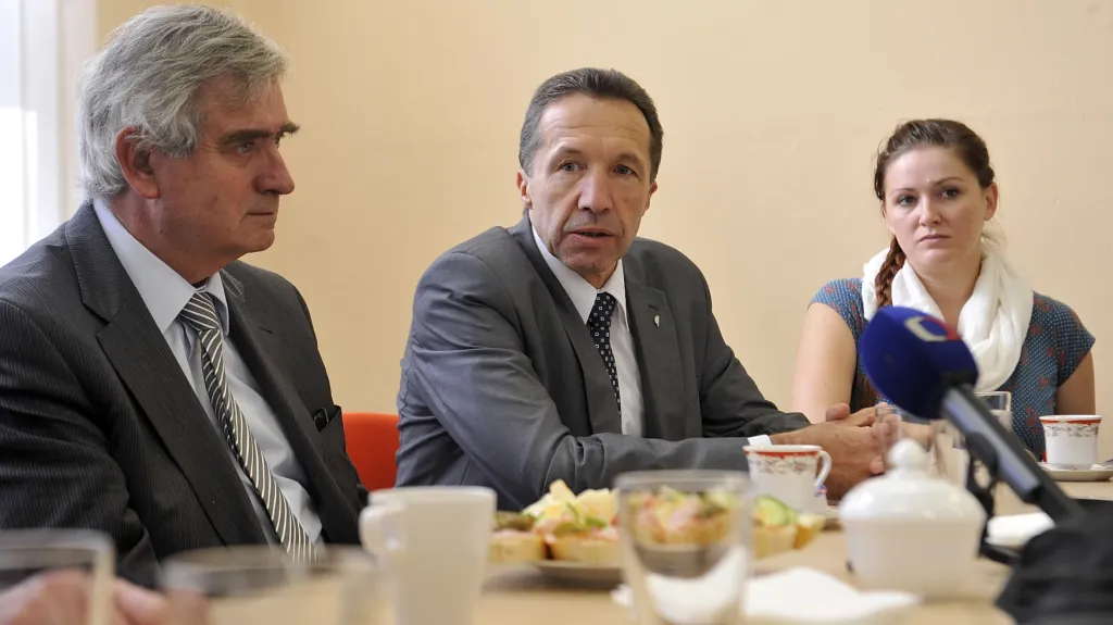 Rudolf Chloupek, Jaroslav Vymazal a Karolína Koubová