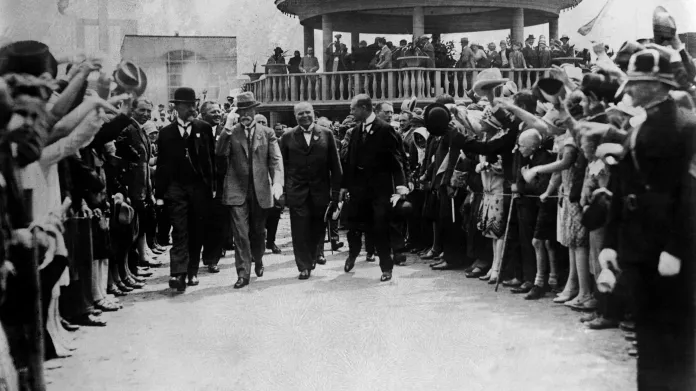 T. G. Masaryk na brněnském výstavišti (1928)