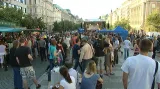 Koncert zakončující Týden svobody na Václavském náměstí