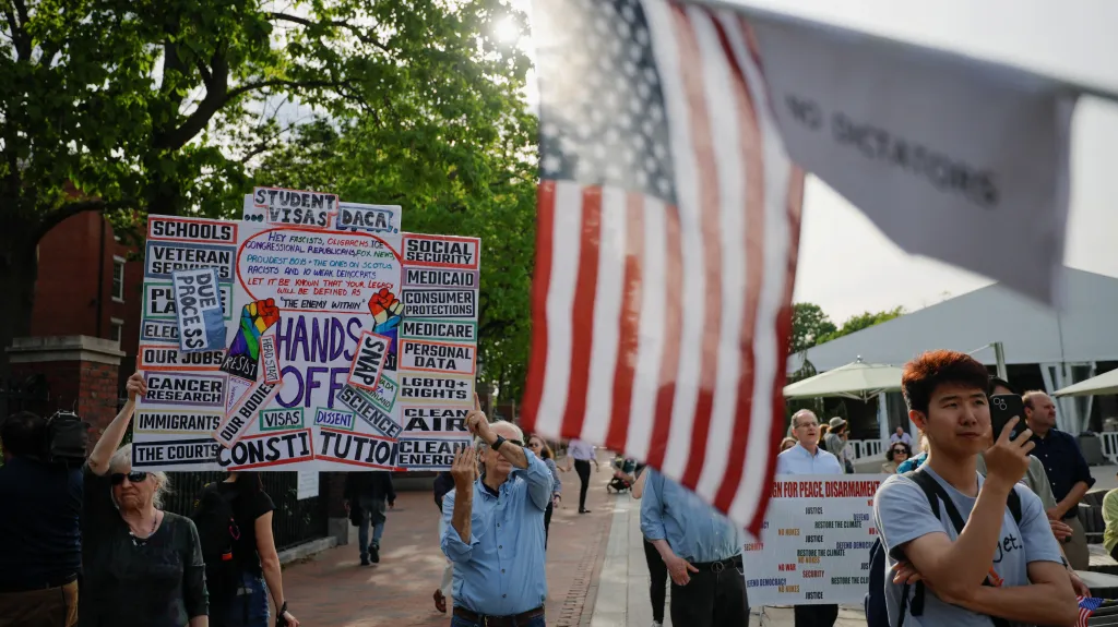 Demonstrace na Harvardu