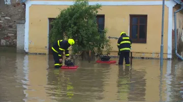 Škody po bouřkách v jihočeských Slavonicích