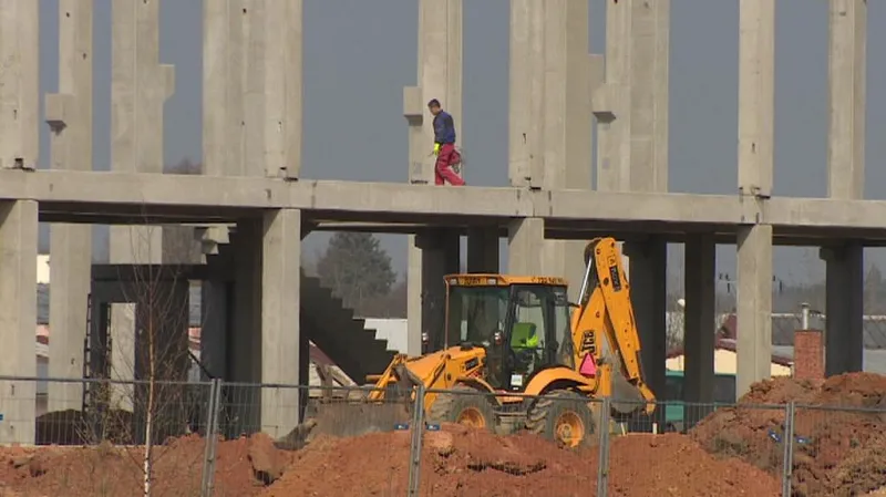 Stavba v Přešticích