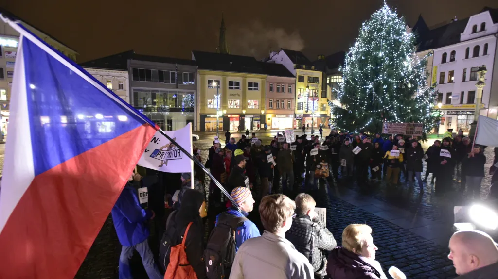 Protesty v Ústí nad Labem