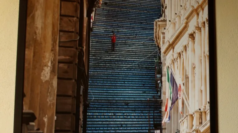 Charley Fazio / schody Santa Maria del Monte v Caltagirone