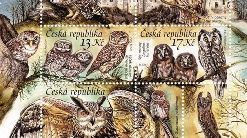 Evropské sovy od České pošty