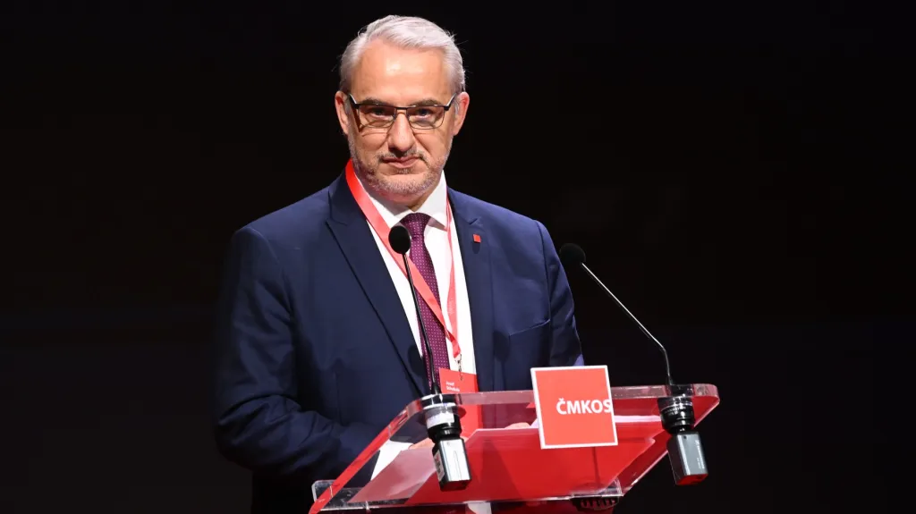 Předseda ČMKOS Josef Středula