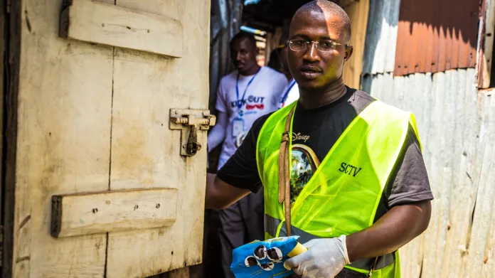 Osvětová kampaň proti ebole v Sieře Leone