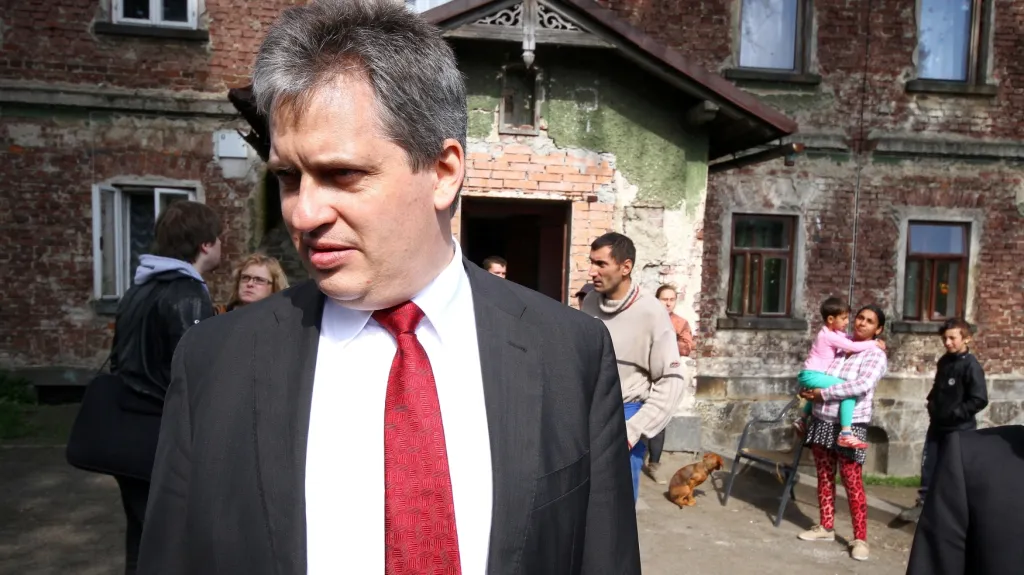 Jiří Dienstbier na Šluknovsku