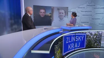 Petr Jüptner, Jan Grolich (KDU-ČSL) a Radim Holiš (ANO)